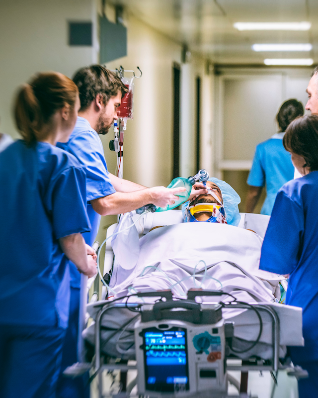 Área de urgencias de un hospital privado